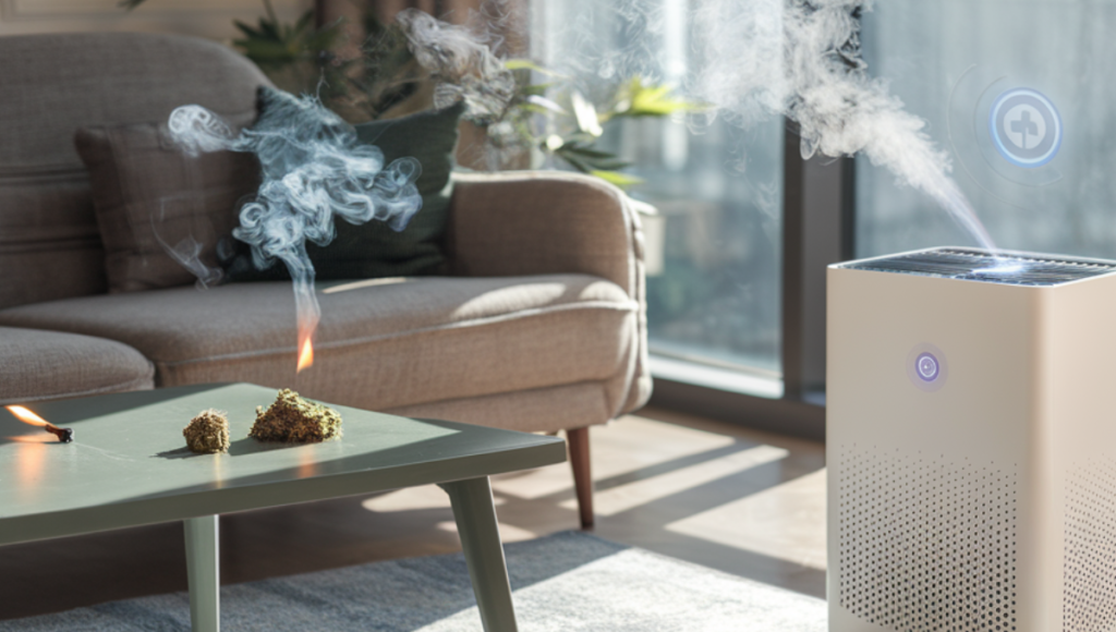 Can an air purifier remove weed smoke